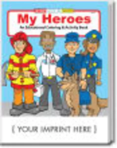 My Heroes educational coloring