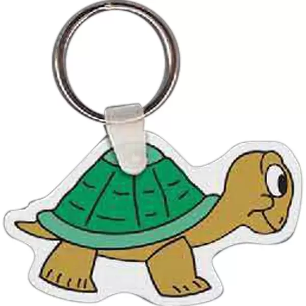 Turtle shaped key tag,