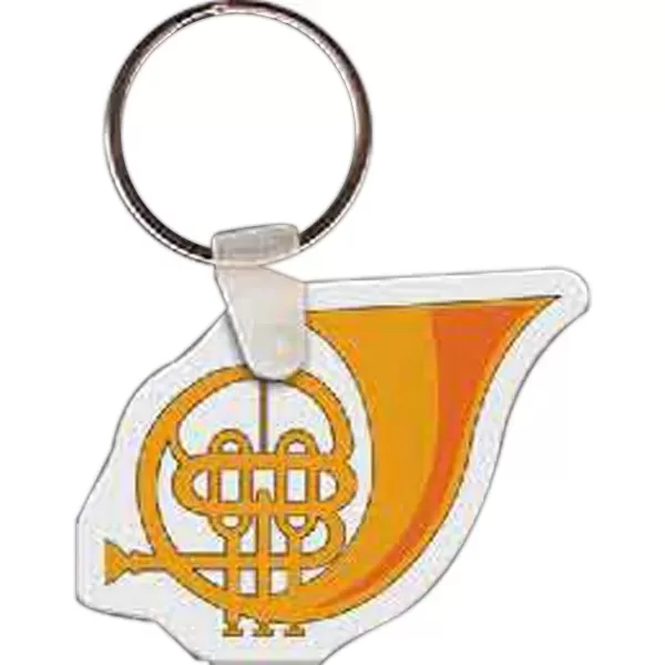 French horn shaped key