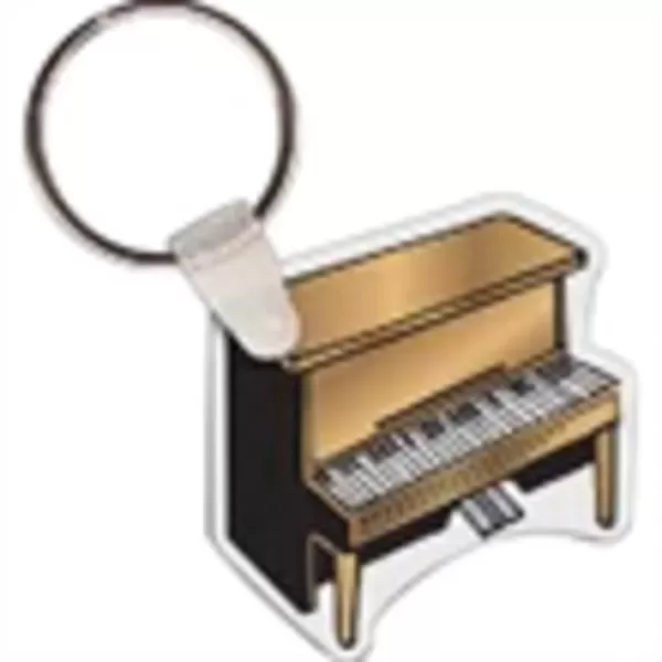 Piano shaped key tag,