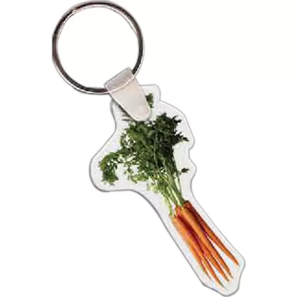 Carrots shaped key tag