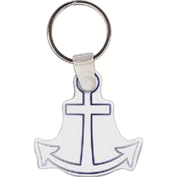 Anchor-shaped key tag, 1.72