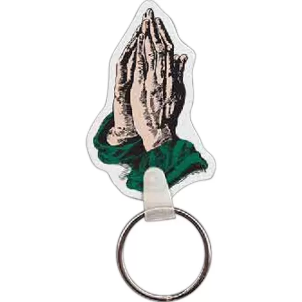 Praying hands shaped key