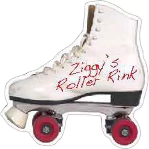 Roller skate-shaped thin magnet,