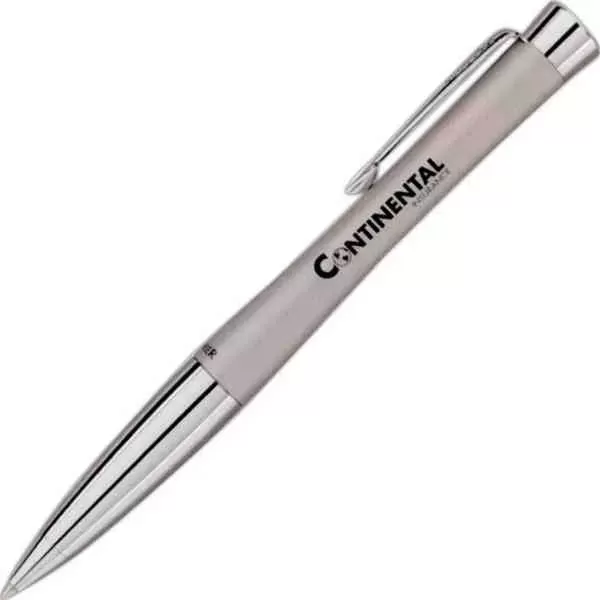 Gel pen with metallic