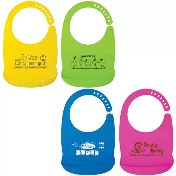 Customizable baby bib made