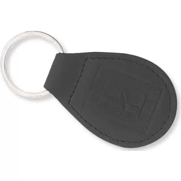 Padded bonded leather key