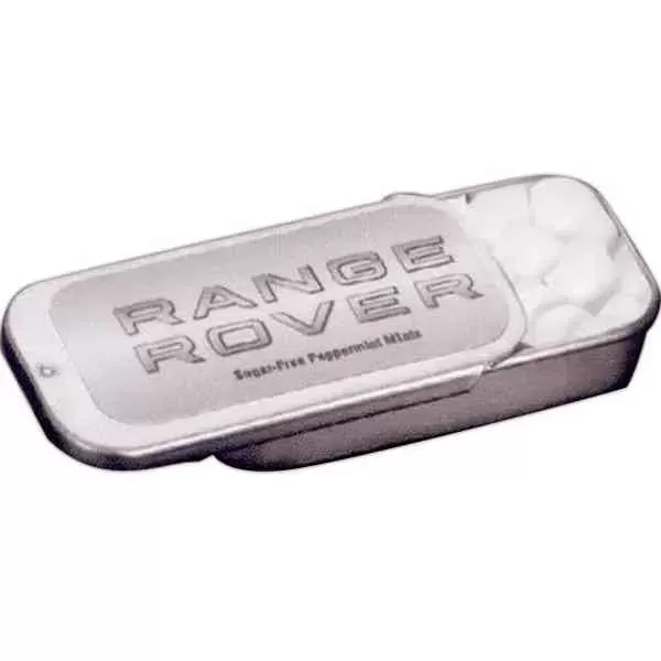 Silver rectangular slider mint
