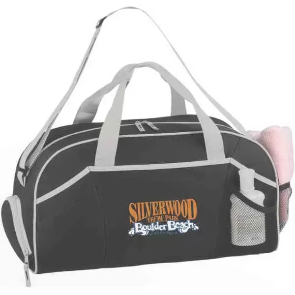 Duffel sports bag made