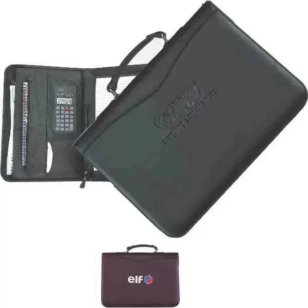 Executive simulated leather portfolio