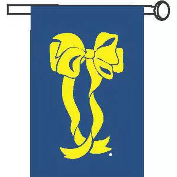 Navy nylon flag with