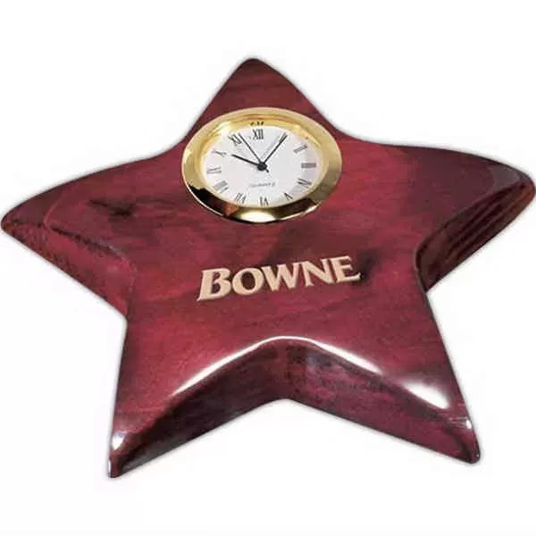 Rosewood star shape paperweight