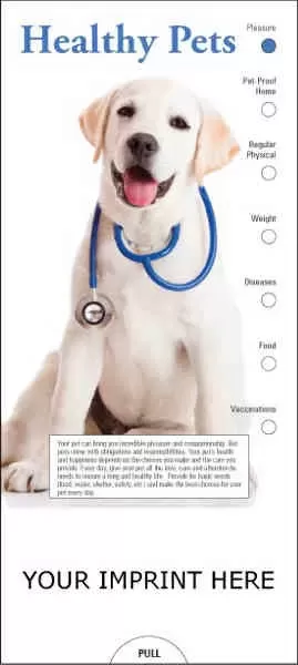 Slide chart healthy pets
