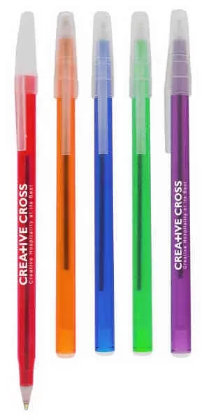 Translucent stick pen with