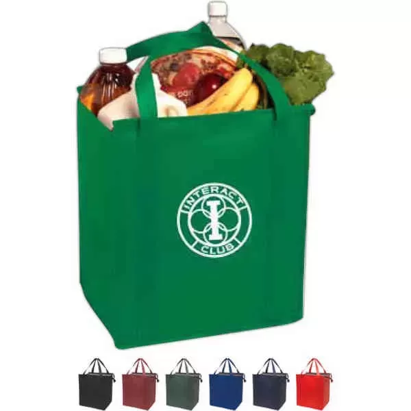 Insulated large non-woven grocery
