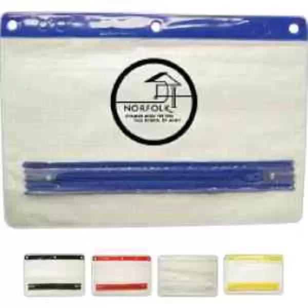 Vinyl Zippered School Pencil