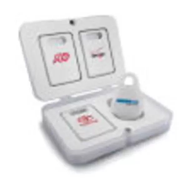Four-pack of white alarms