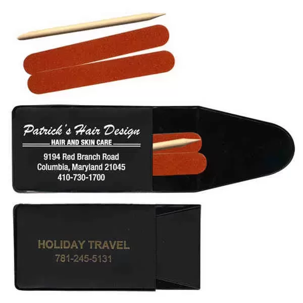 Pocket nail file kits