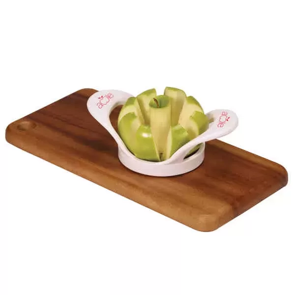 Stainless steel apple slicer