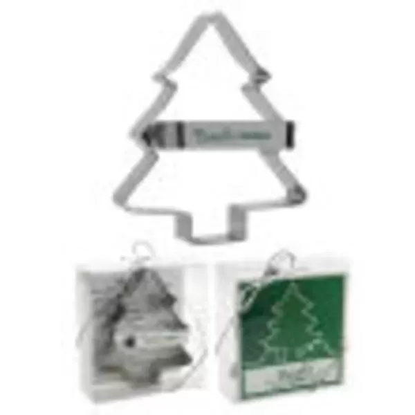 Tree-shaped metal cookie cutter