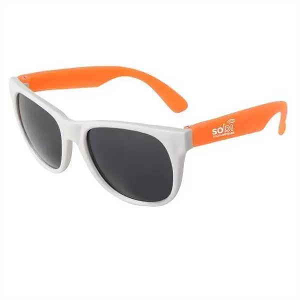 Sunglasses with white frames