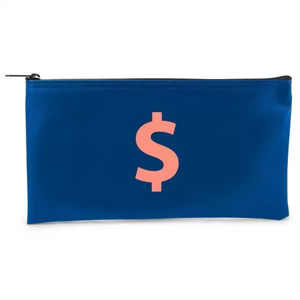 Horizontal bank bag with