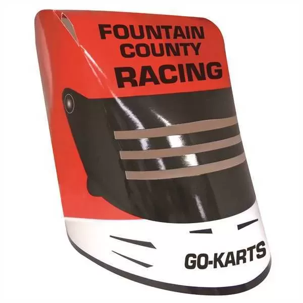 Racing Helmet, made from