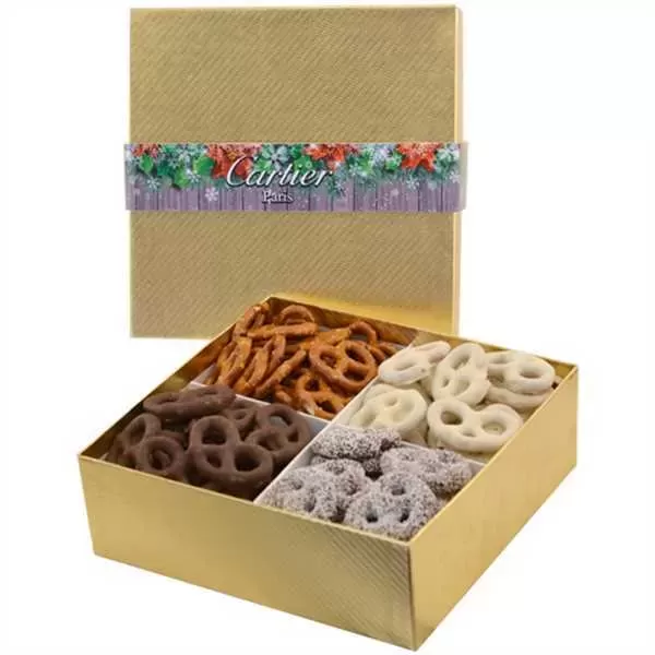 Gift box with imprinted