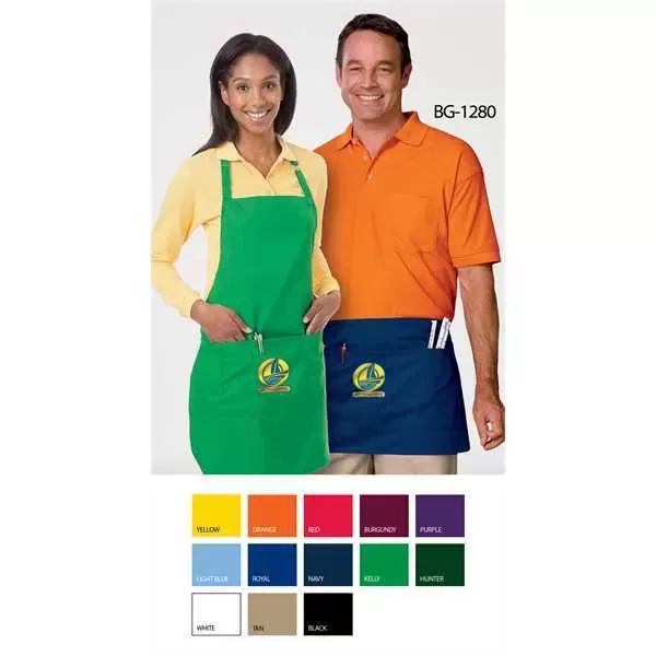Unisex waist apron-65/35 poly/cotton