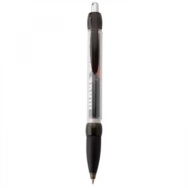 Plastic push-action pen with