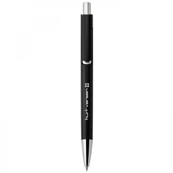 Heavyweight plastic push-action pen.PACKAGING