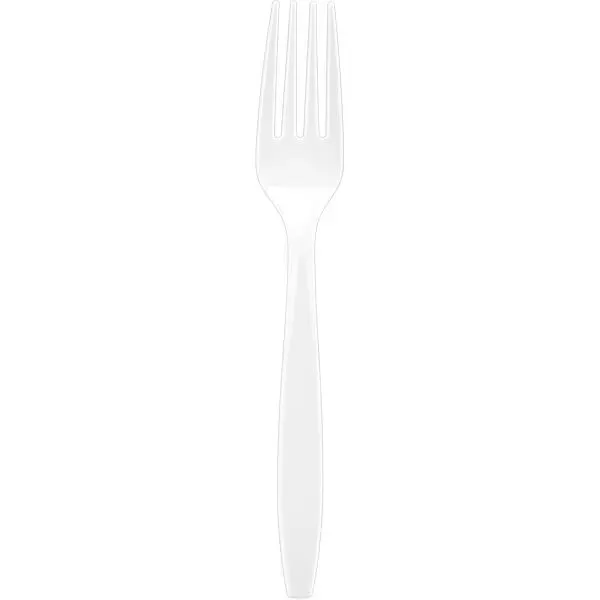Plastic forks, available in