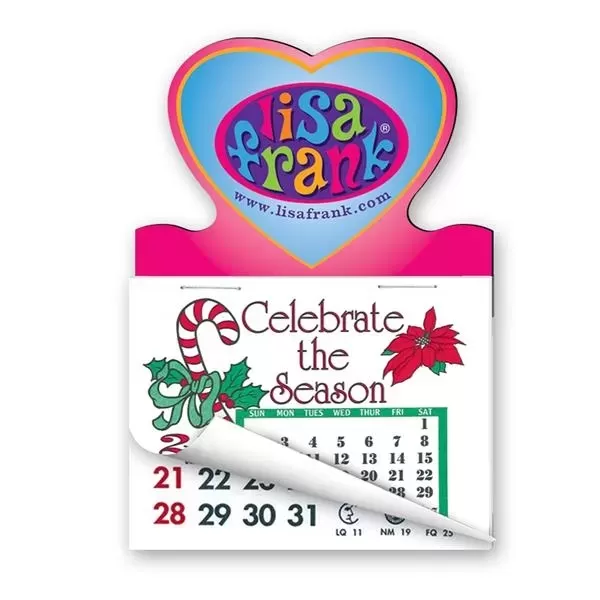 Heart Shape Calendar Pad