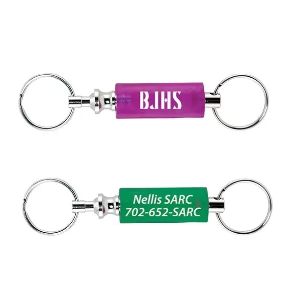 Pull-A-Part key tag with