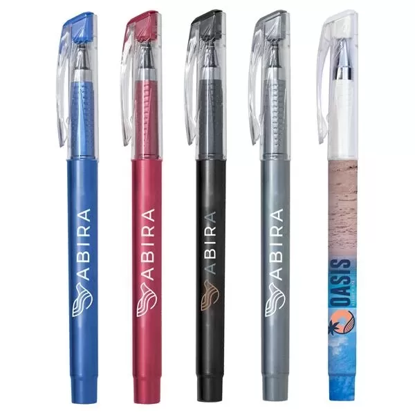 Wide body gel pen