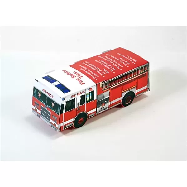 Foldable Die-cut Fire Truck,Full