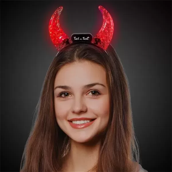 Clear prismatic devil horns