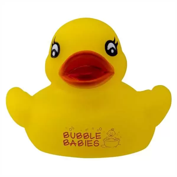 Yellow rubber duck with