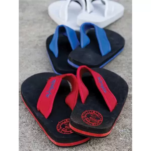 Flip flops that feature