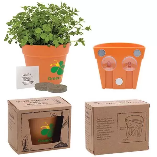 Attachable wall planter kit,