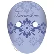 Oval mask made from