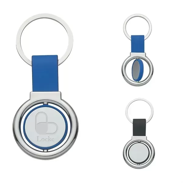 Circular metal spinner key