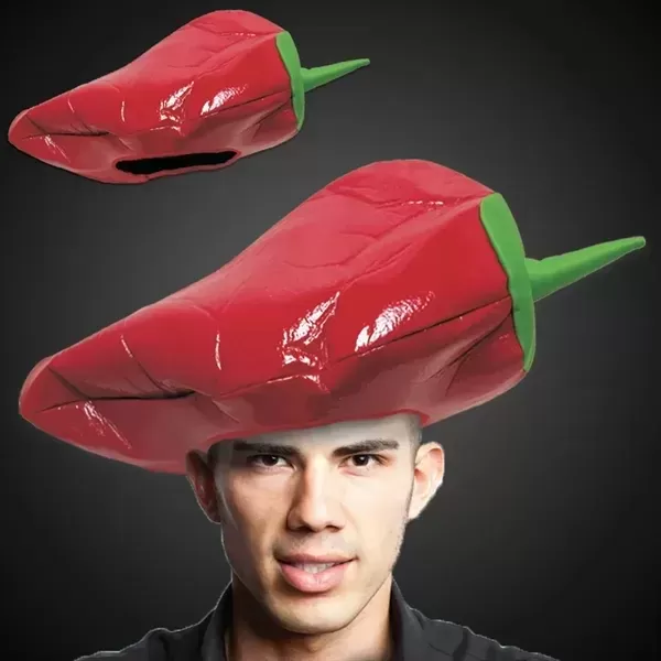Novelty chili pepper shaped