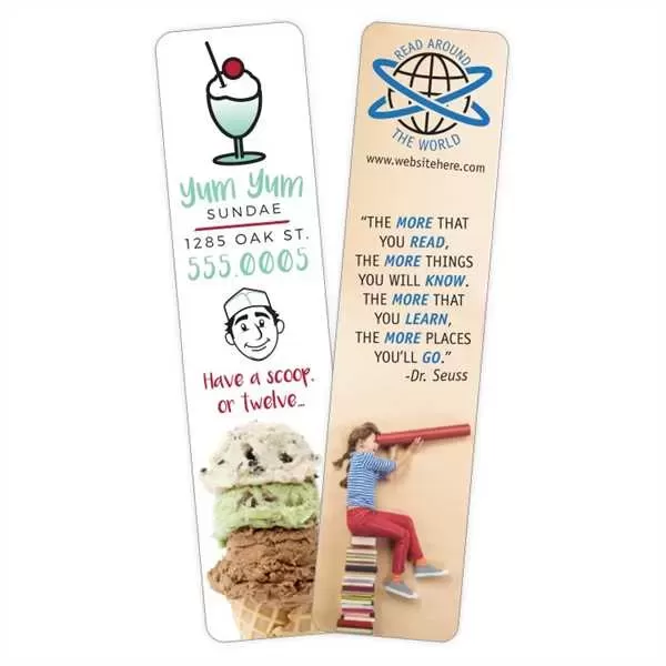 Plastic Bookmark - 1.5x6.25