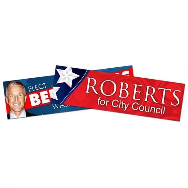 Political Campaign Bumper Sticker