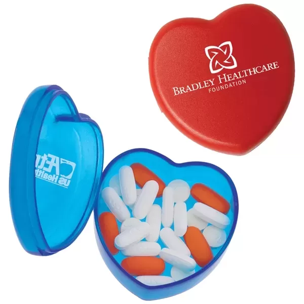 Heart shaped pill box