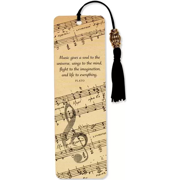 Music Beaded Bookmark with