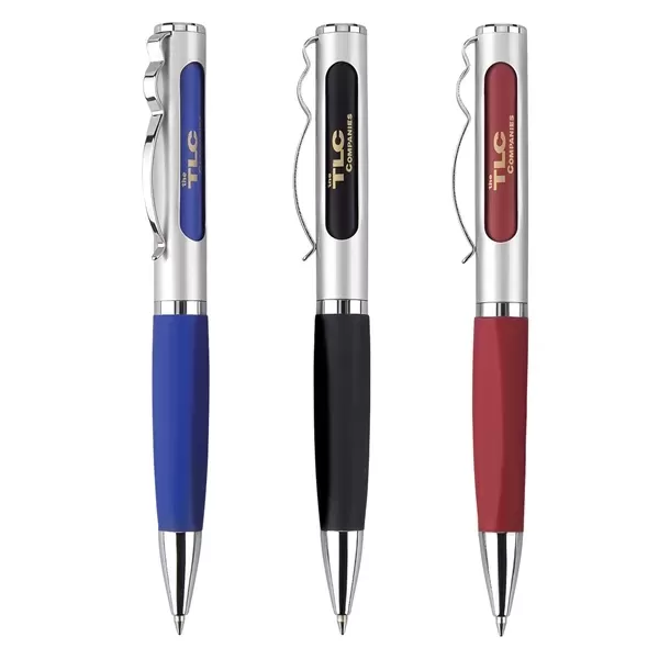 Aluminum twist-action ballpoint pen