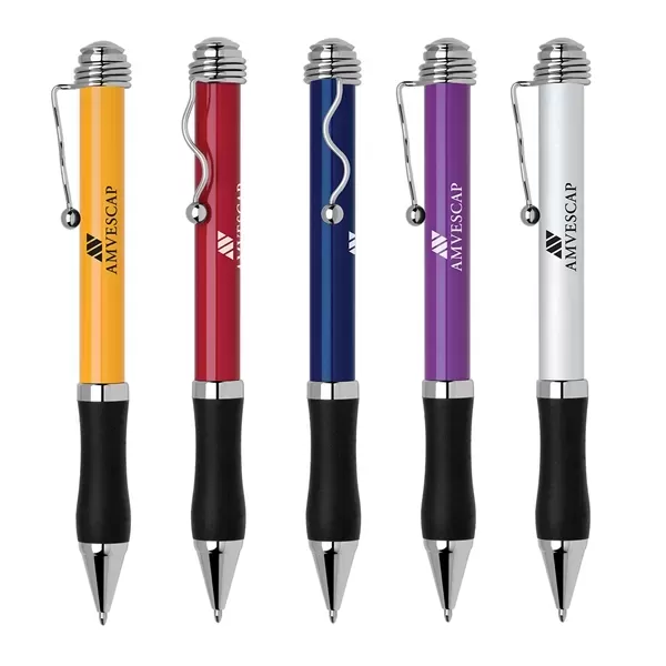 Aluminum twist-action pen with