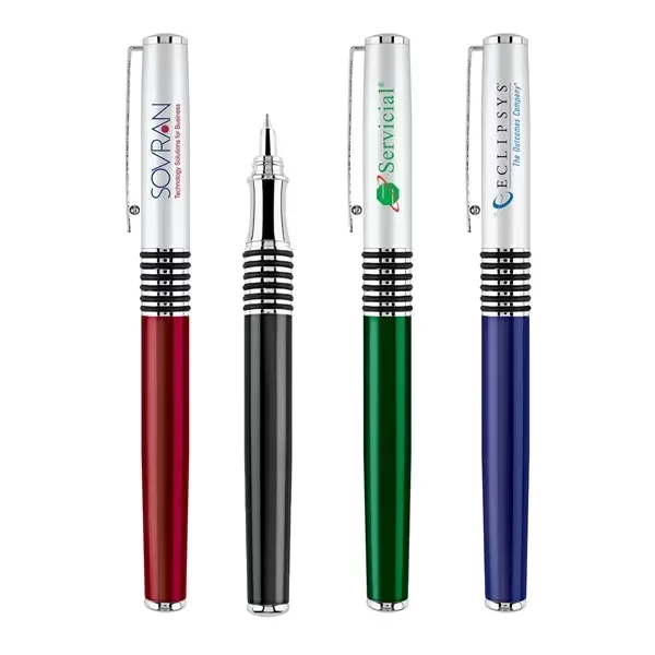 Cap-off rollerball pen with